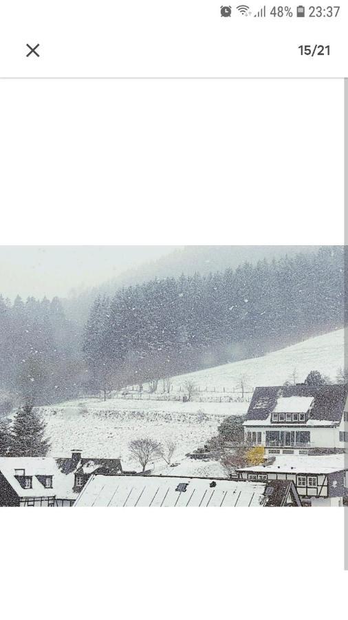 4 Erw. 1 Ki. Ski Entspannung Terasse Ausblick ชมาลเลนแบร์ก ภายนอก รูปภาพ