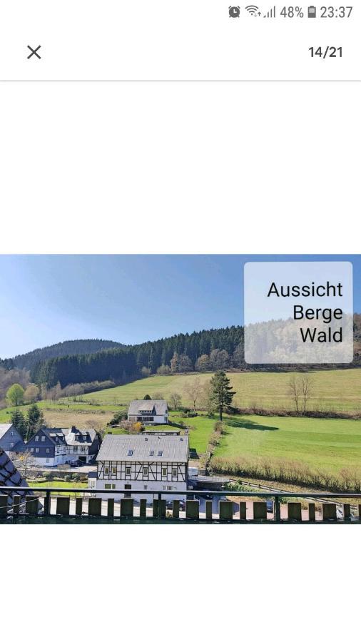 4 Erw. 1 Ki. Ski Entspannung Terasse Ausblick ชมาลเลนแบร์ก ภายนอก รูปภาพ